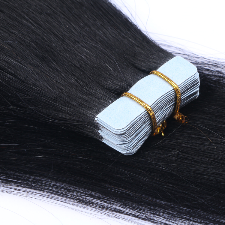 Wet and wavy tape in real human hair extensions where to buy SJ00121